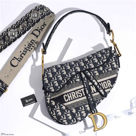 authentic christian Dior saddle bag